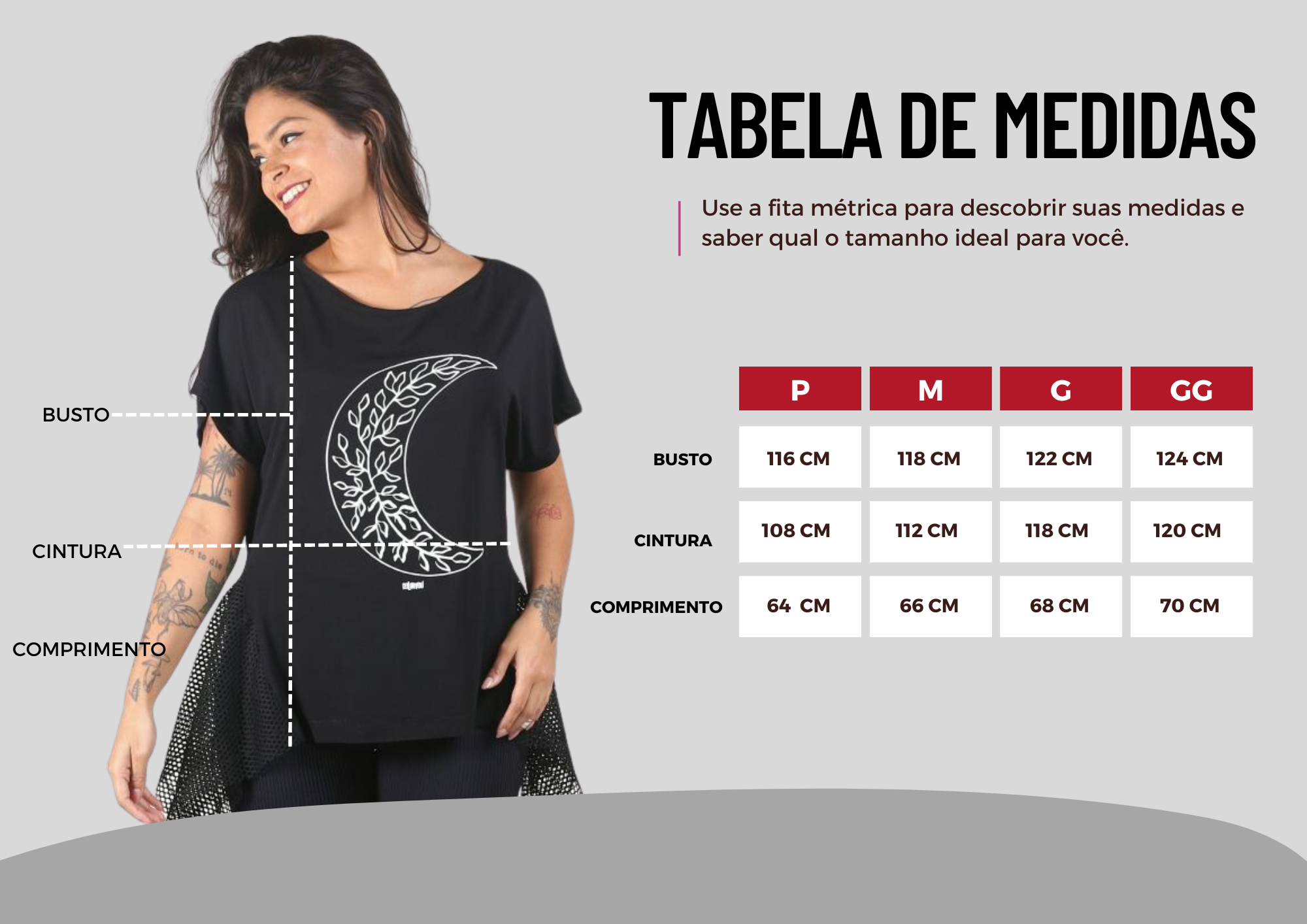 Tabela de medidas