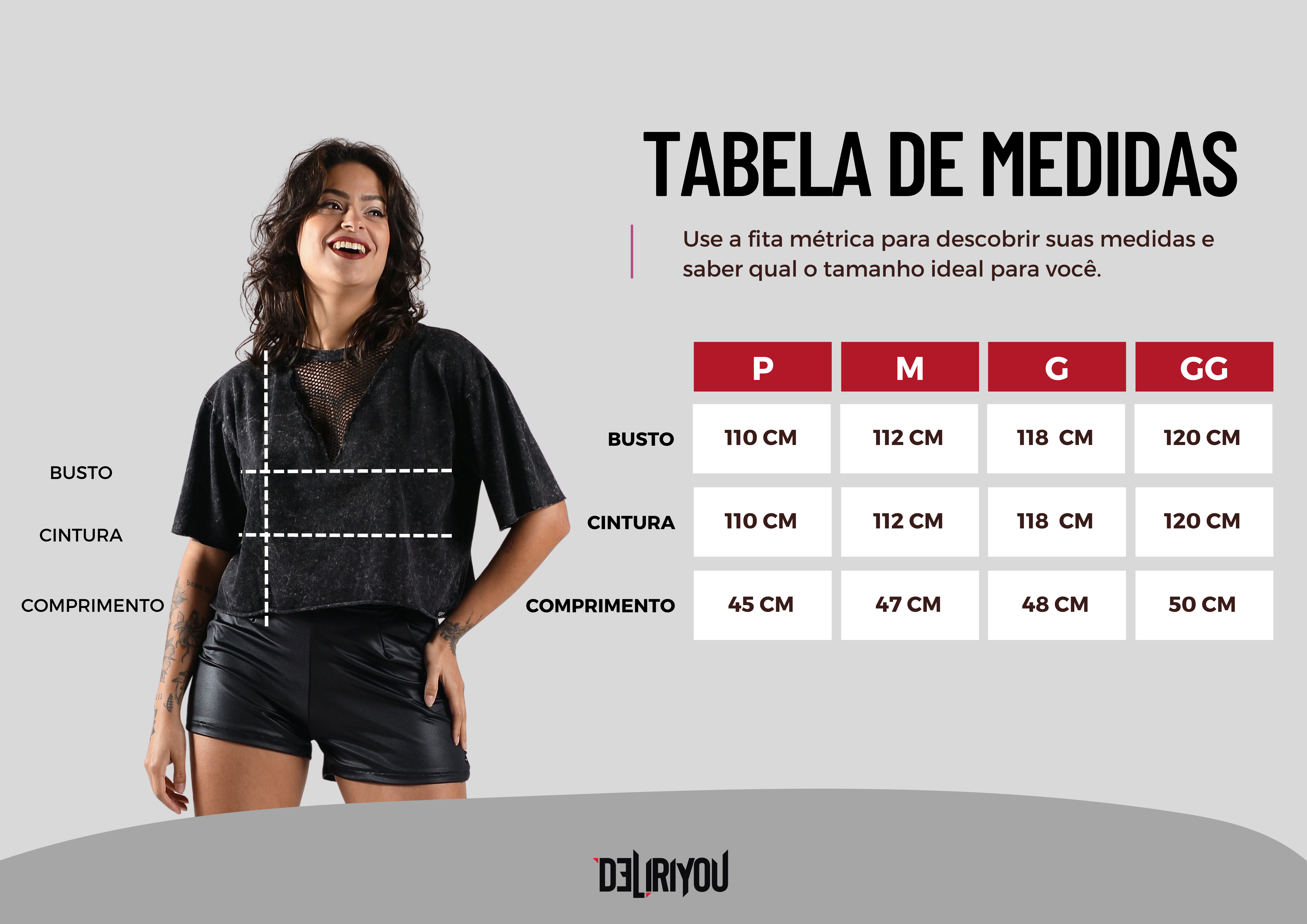 Tabela de medidas