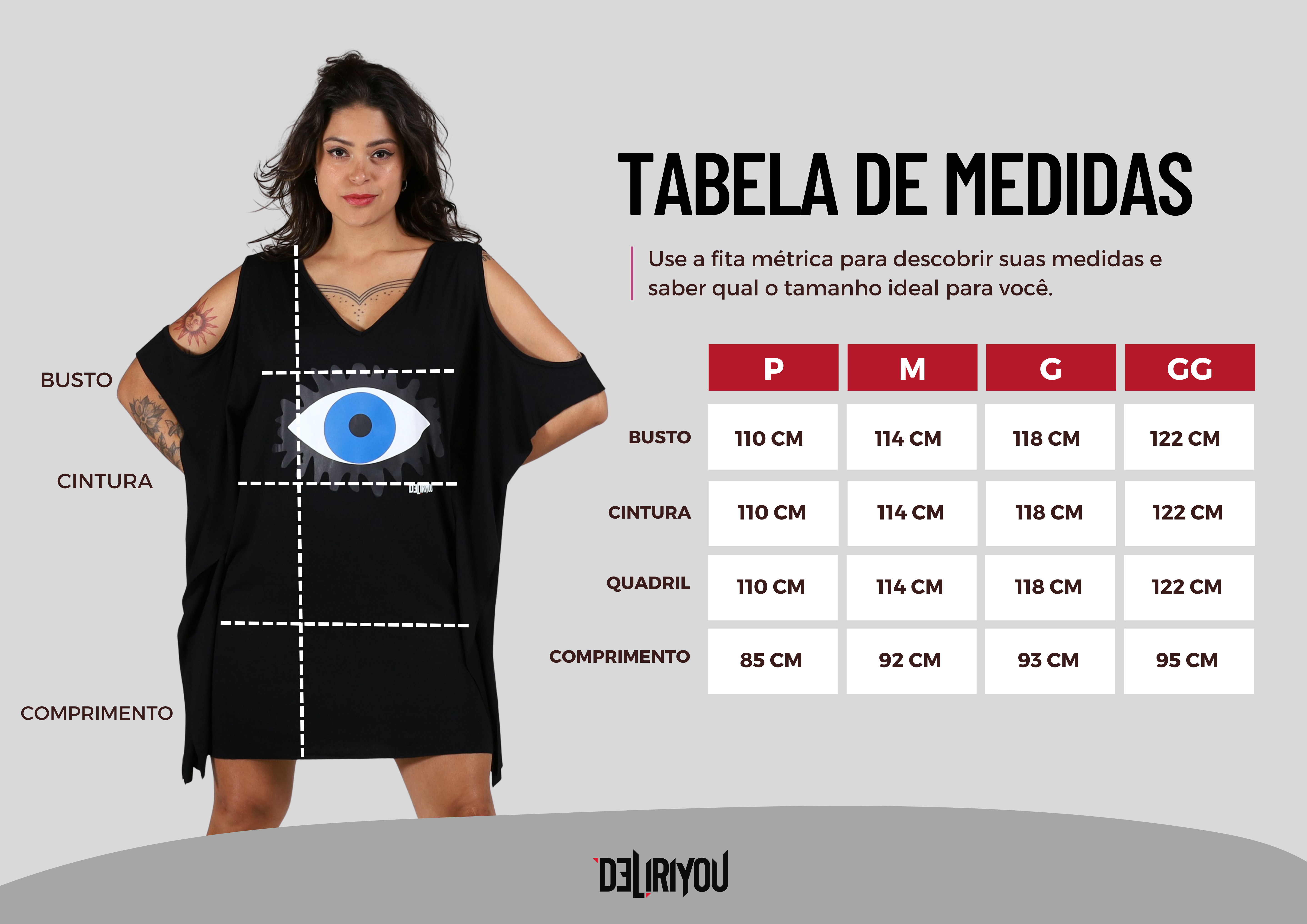 Tabela de medidas