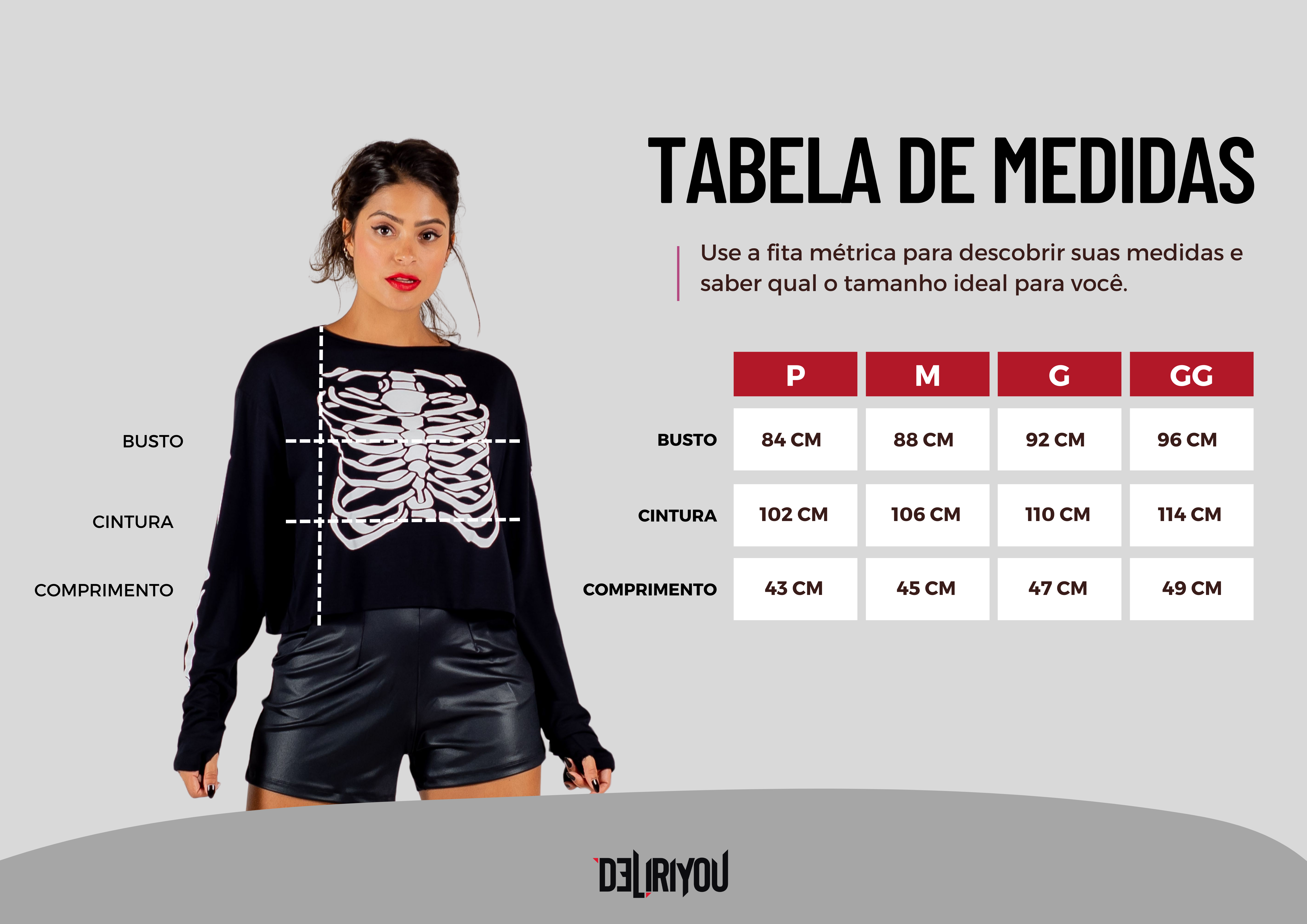 Tabela de medidas