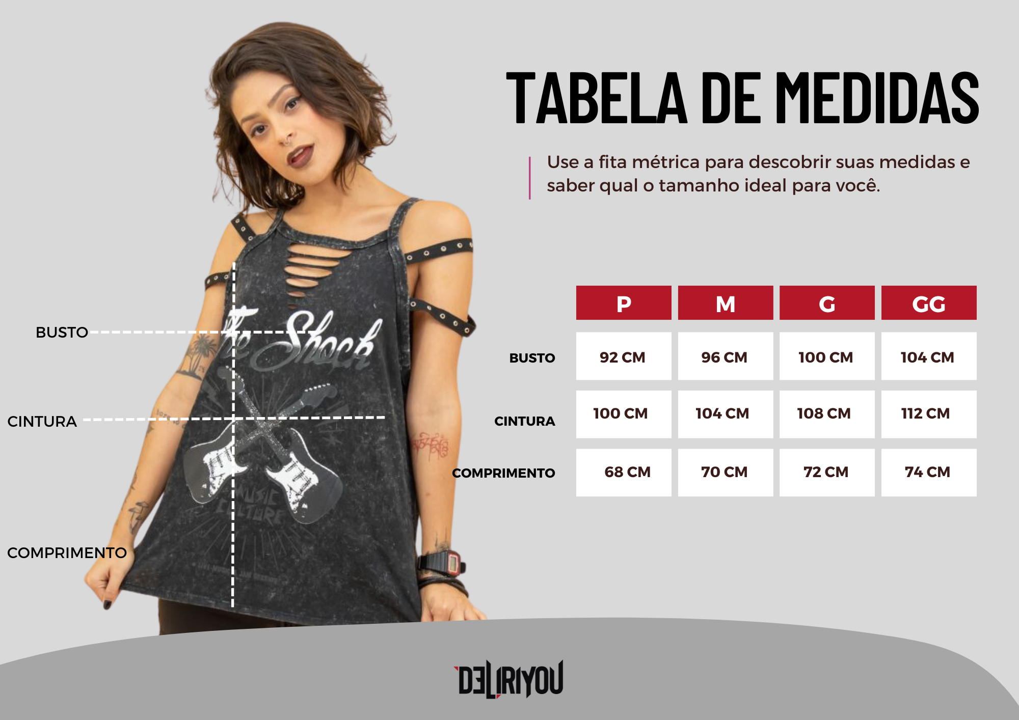 Tabela de medidas