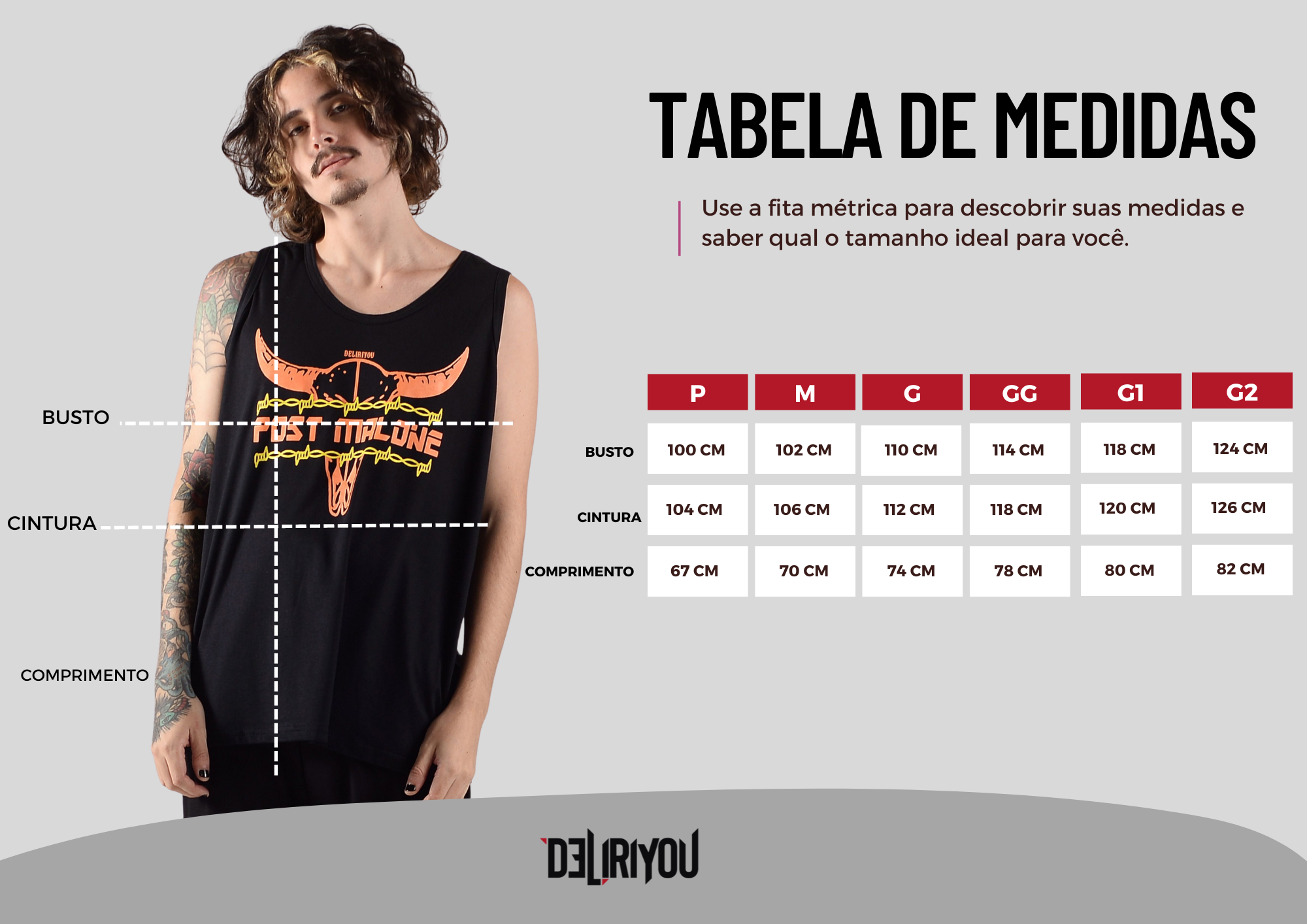 Tabela de medidas