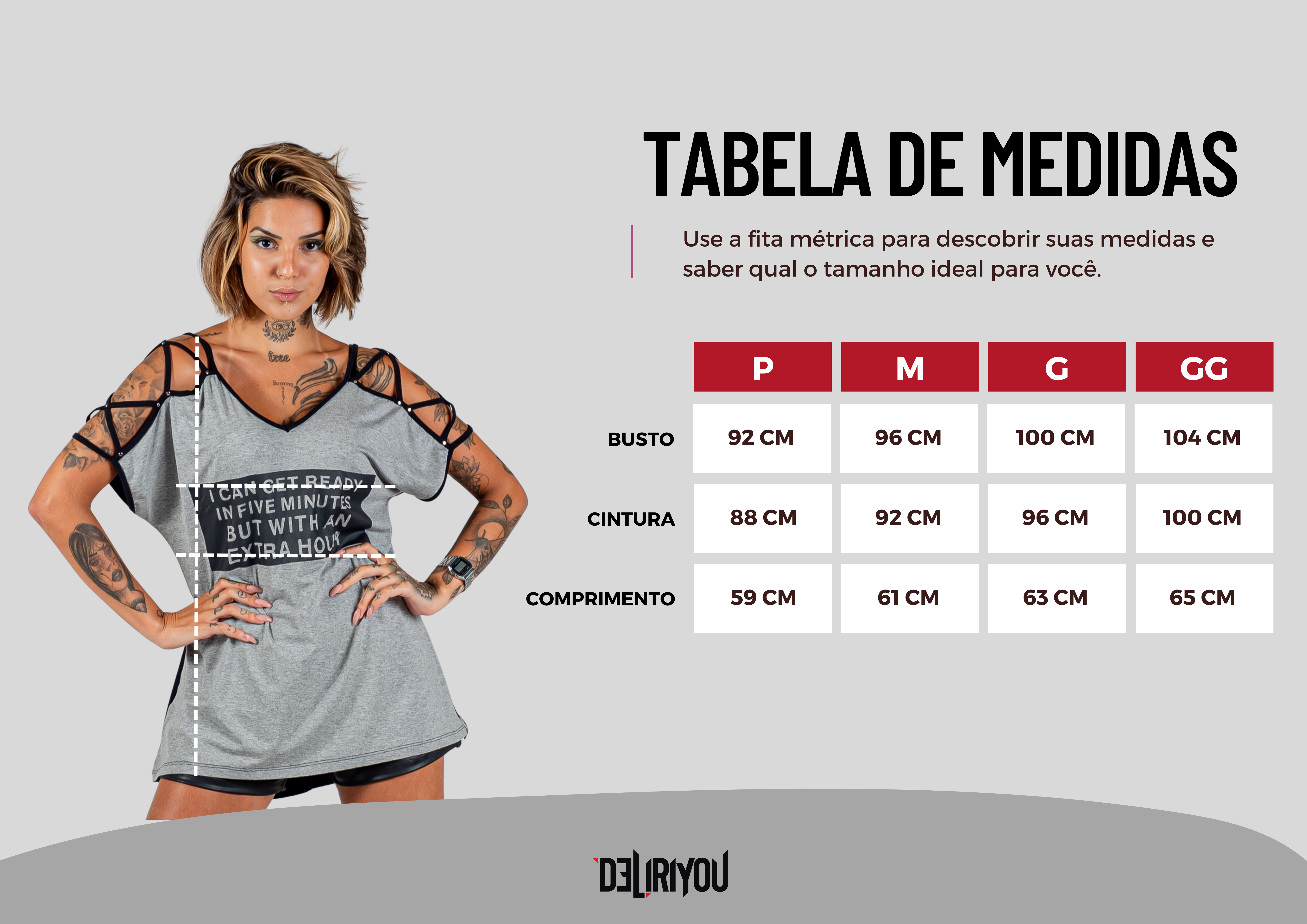 Tabela de medidas