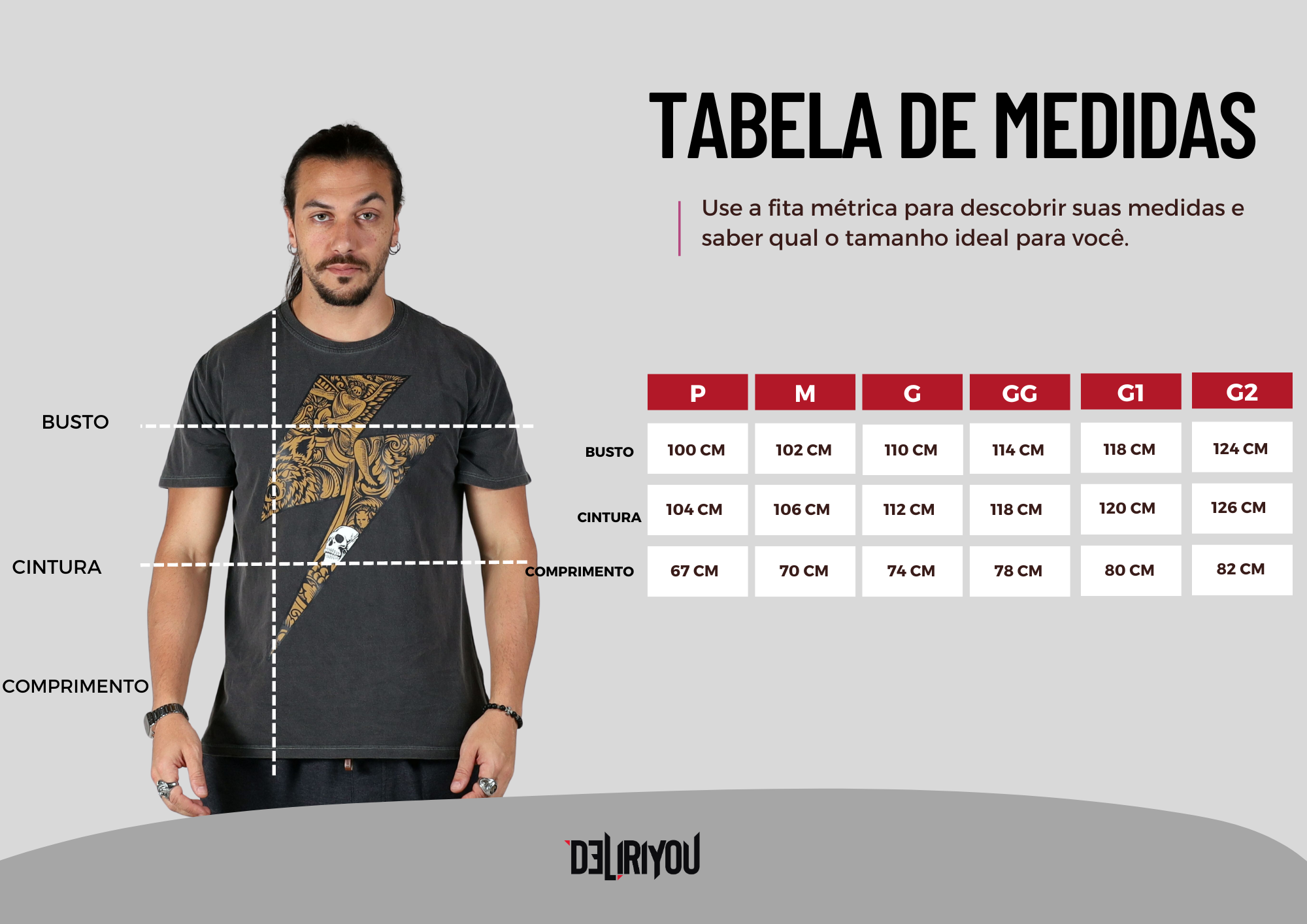 Tabela de medidas