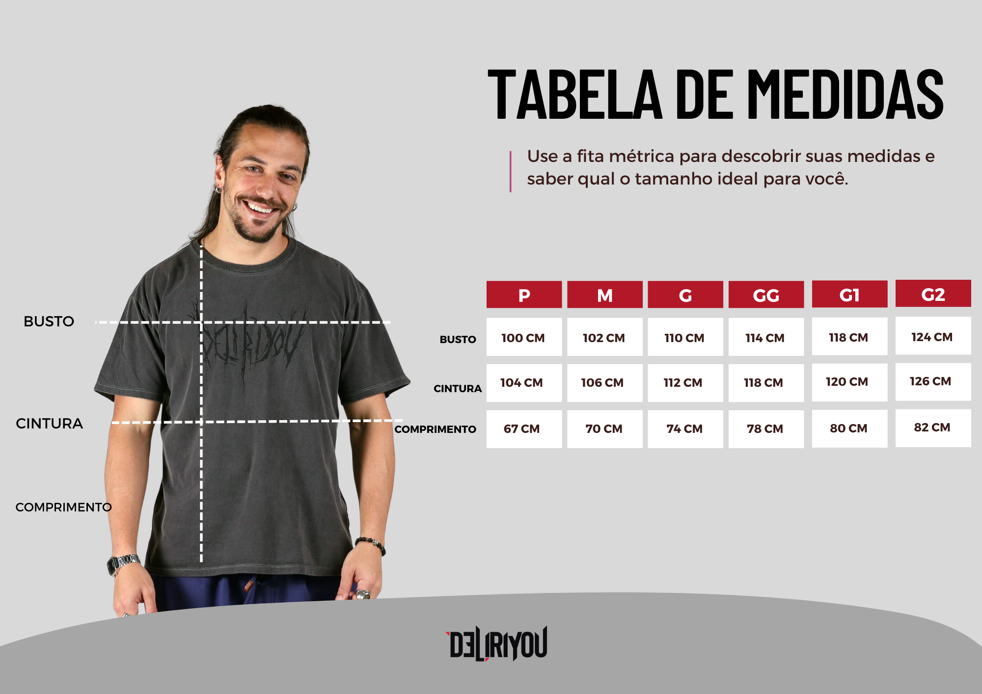 Tabela de medidas