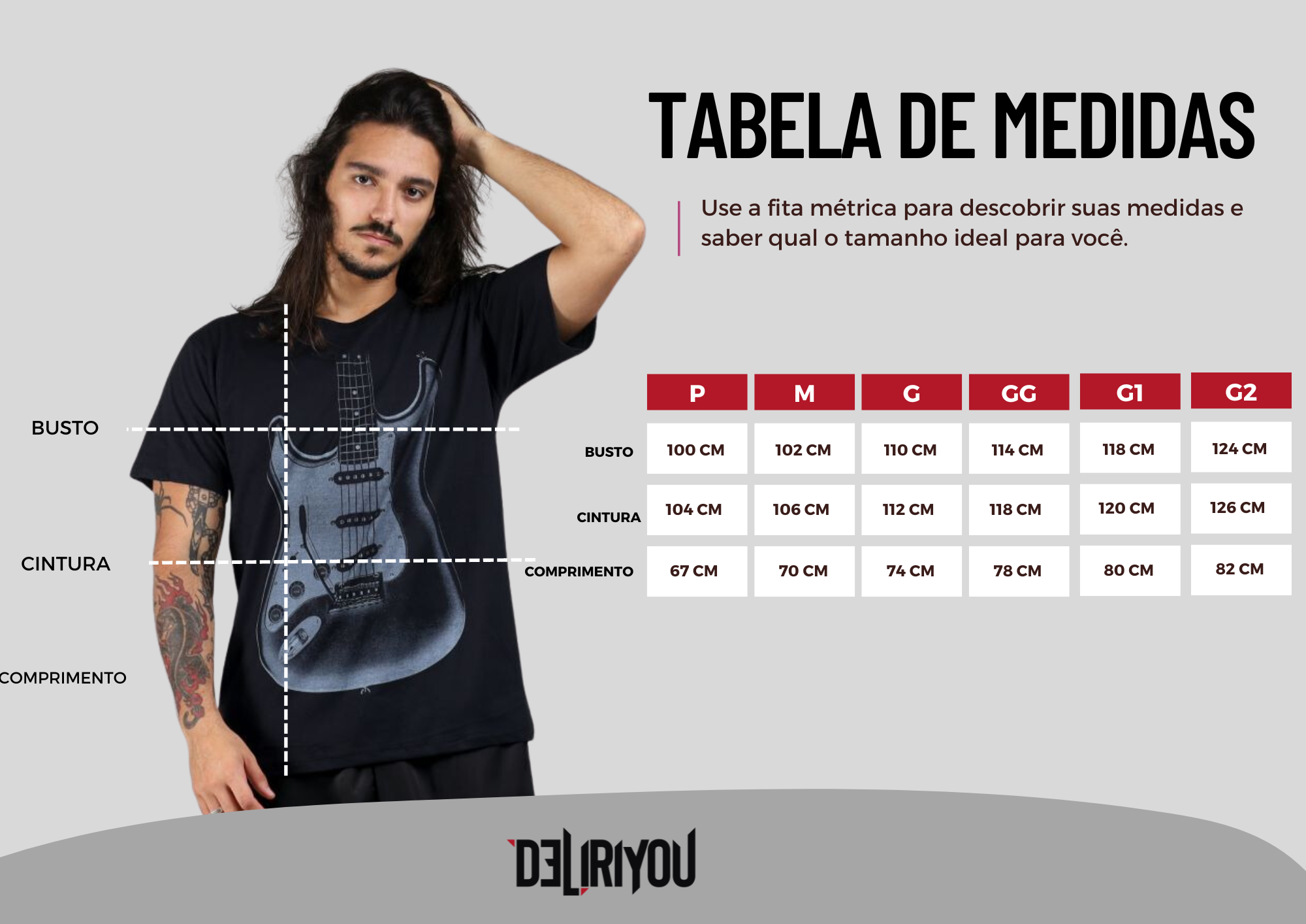 Tabela de medidas