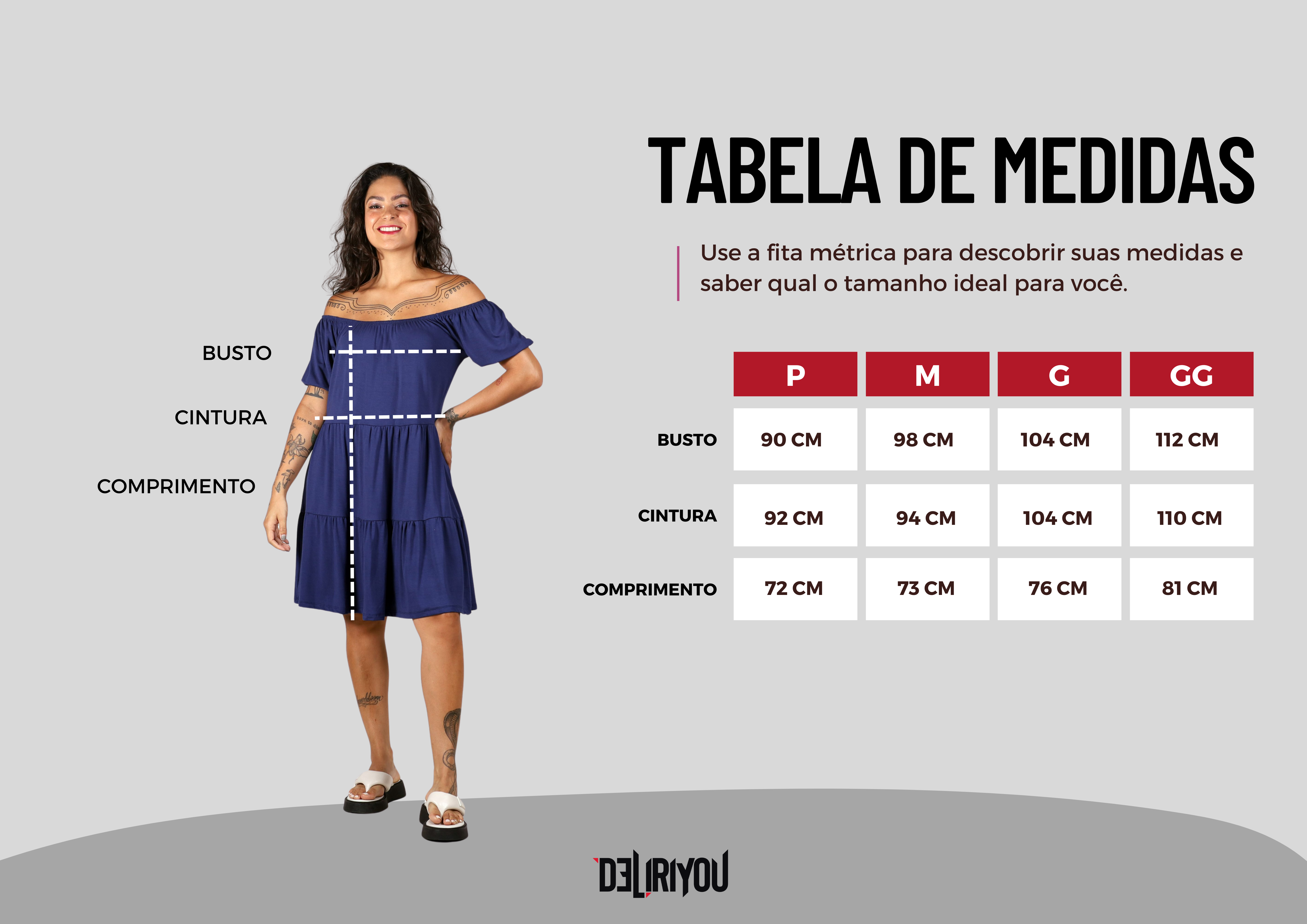 Tabela de medidas