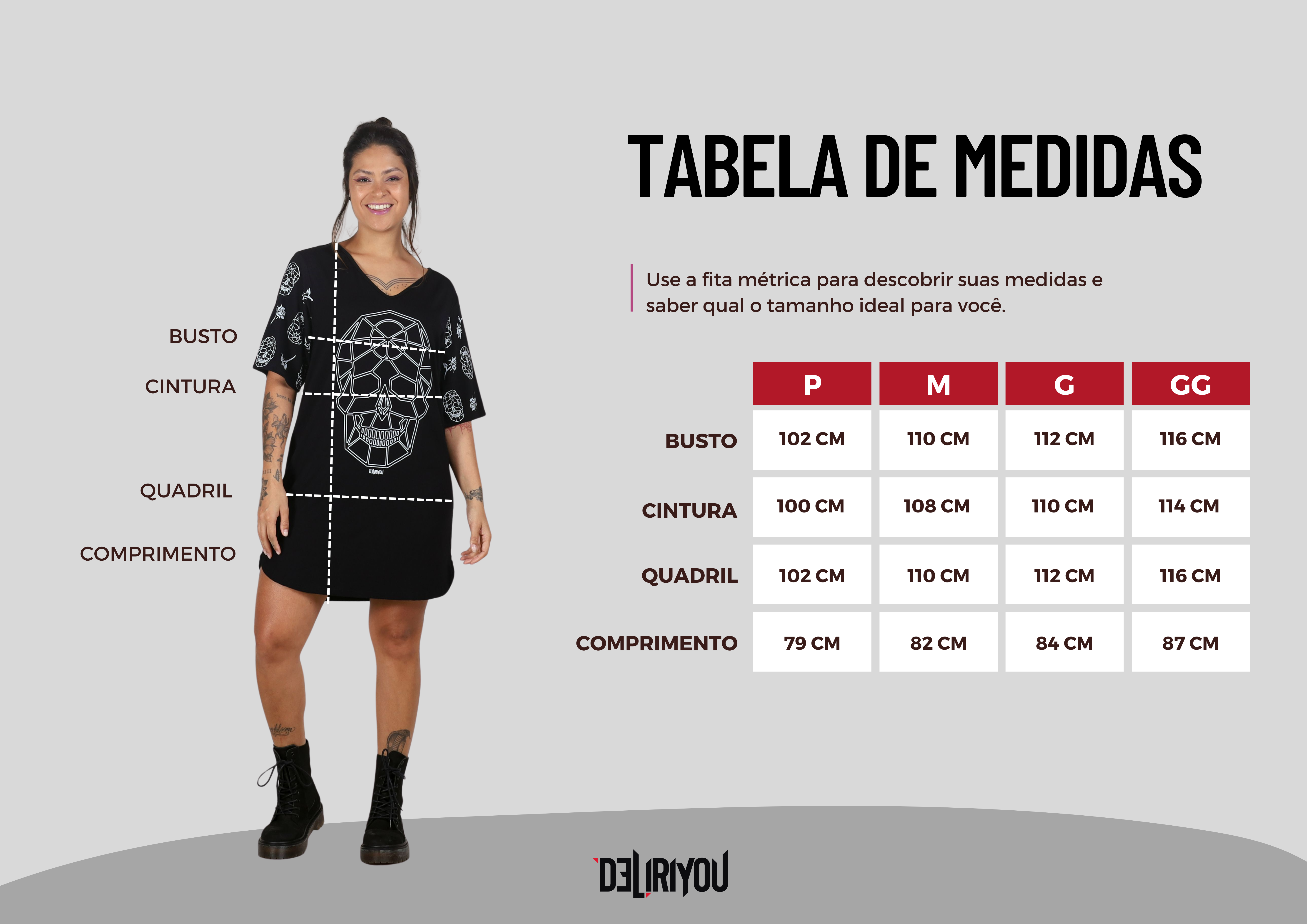 Tabela de medidas