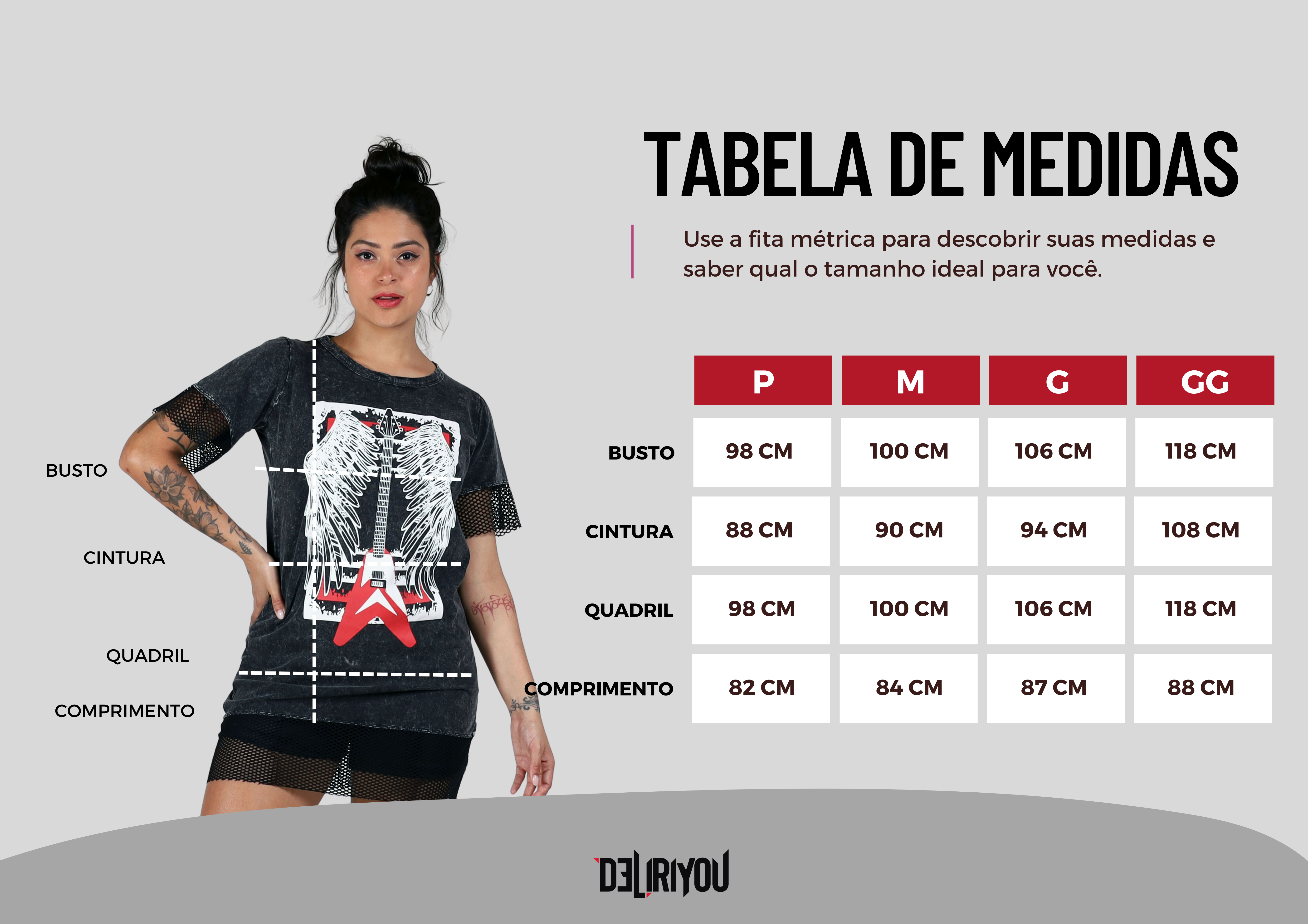 Tabela de medidas