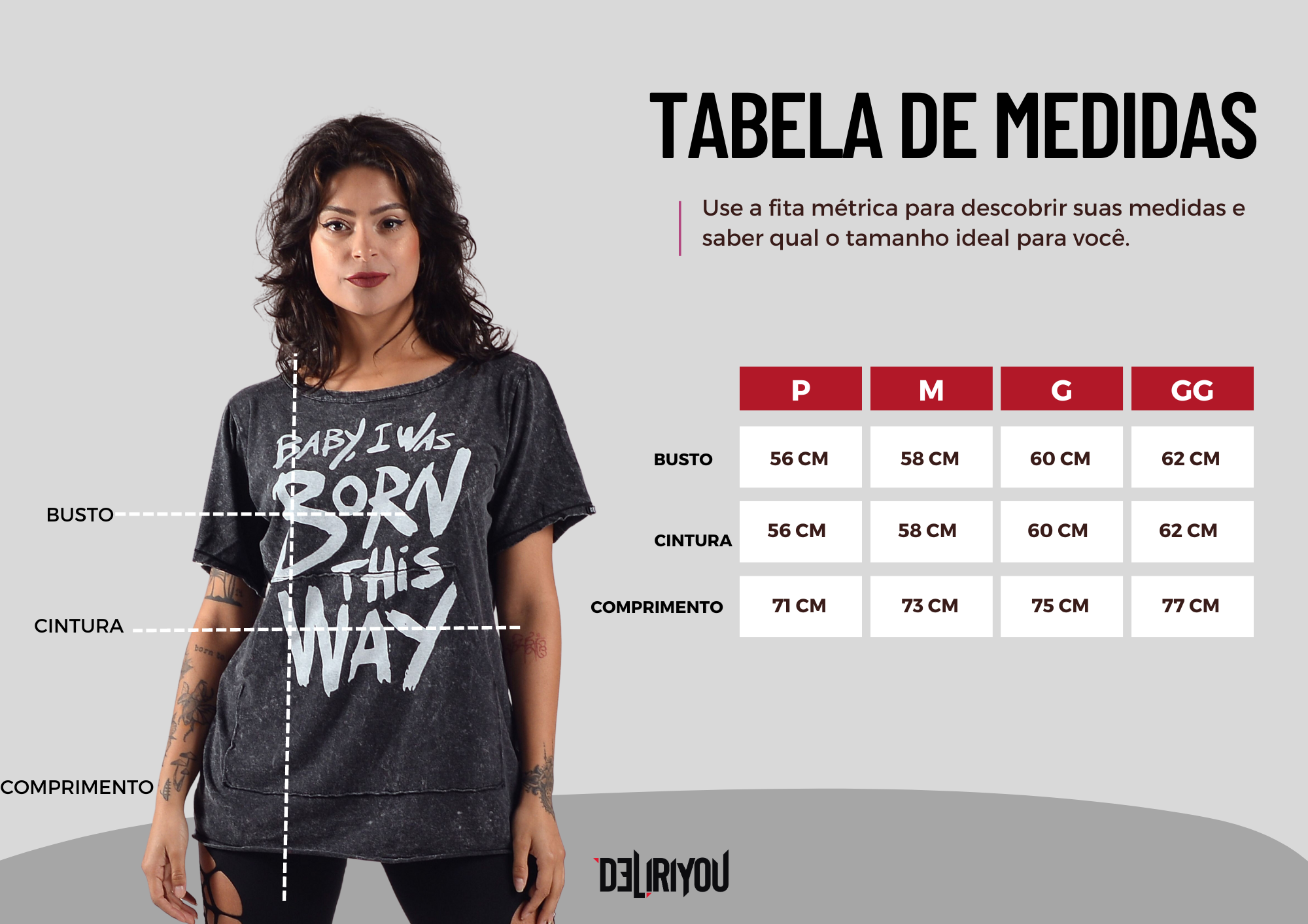 Tabela de medidas