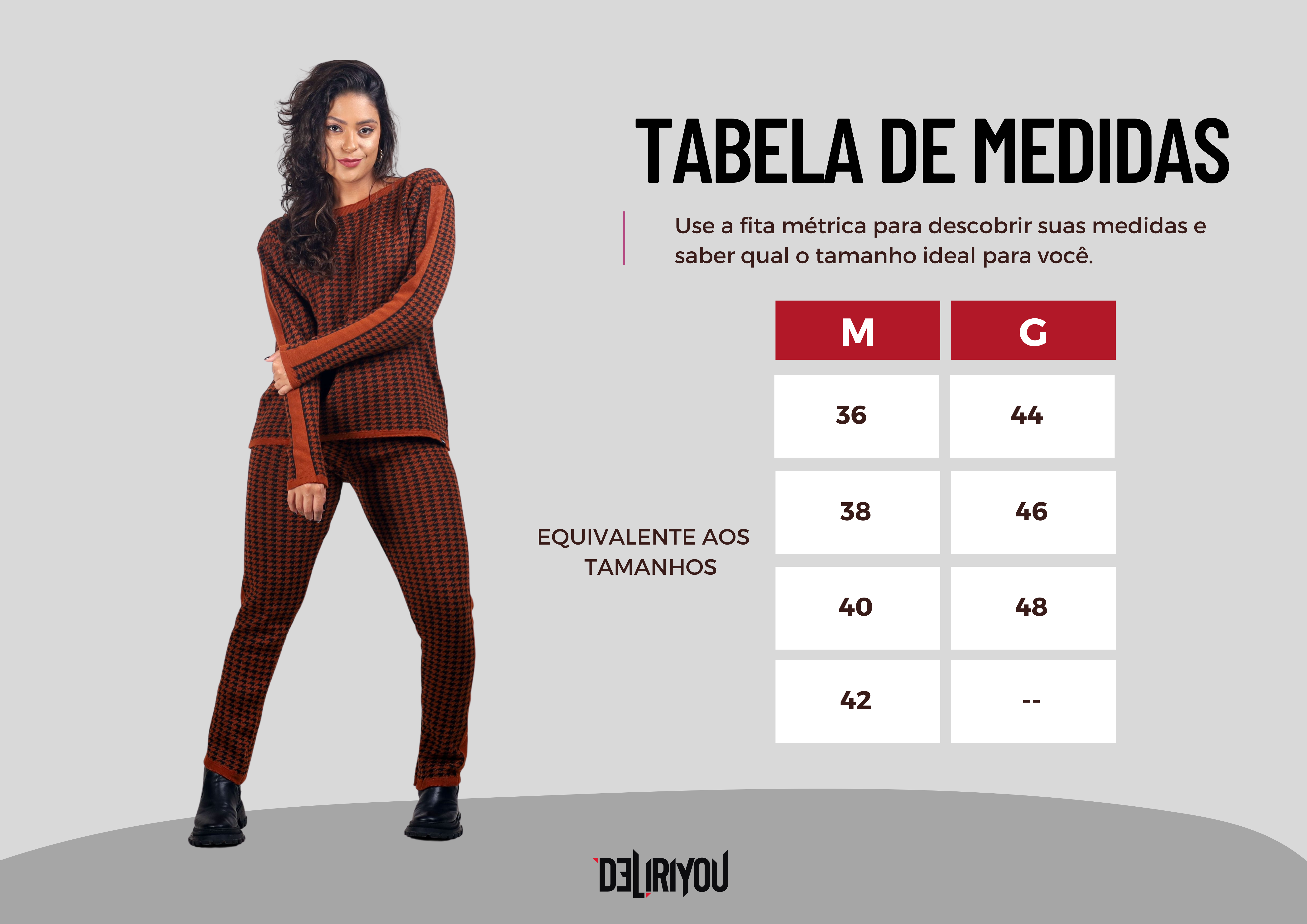 Tabela de medidas