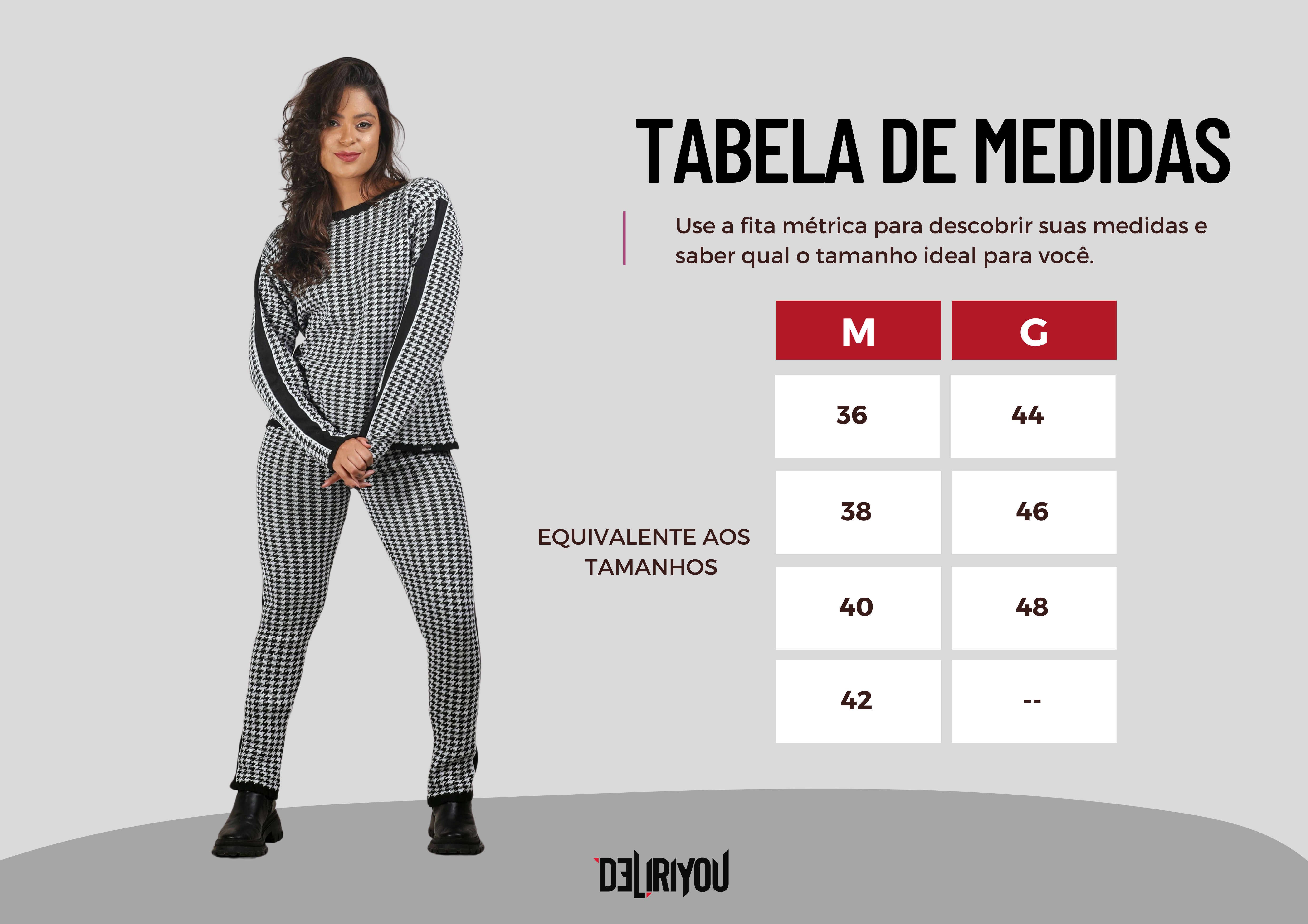 Tabela de medidas