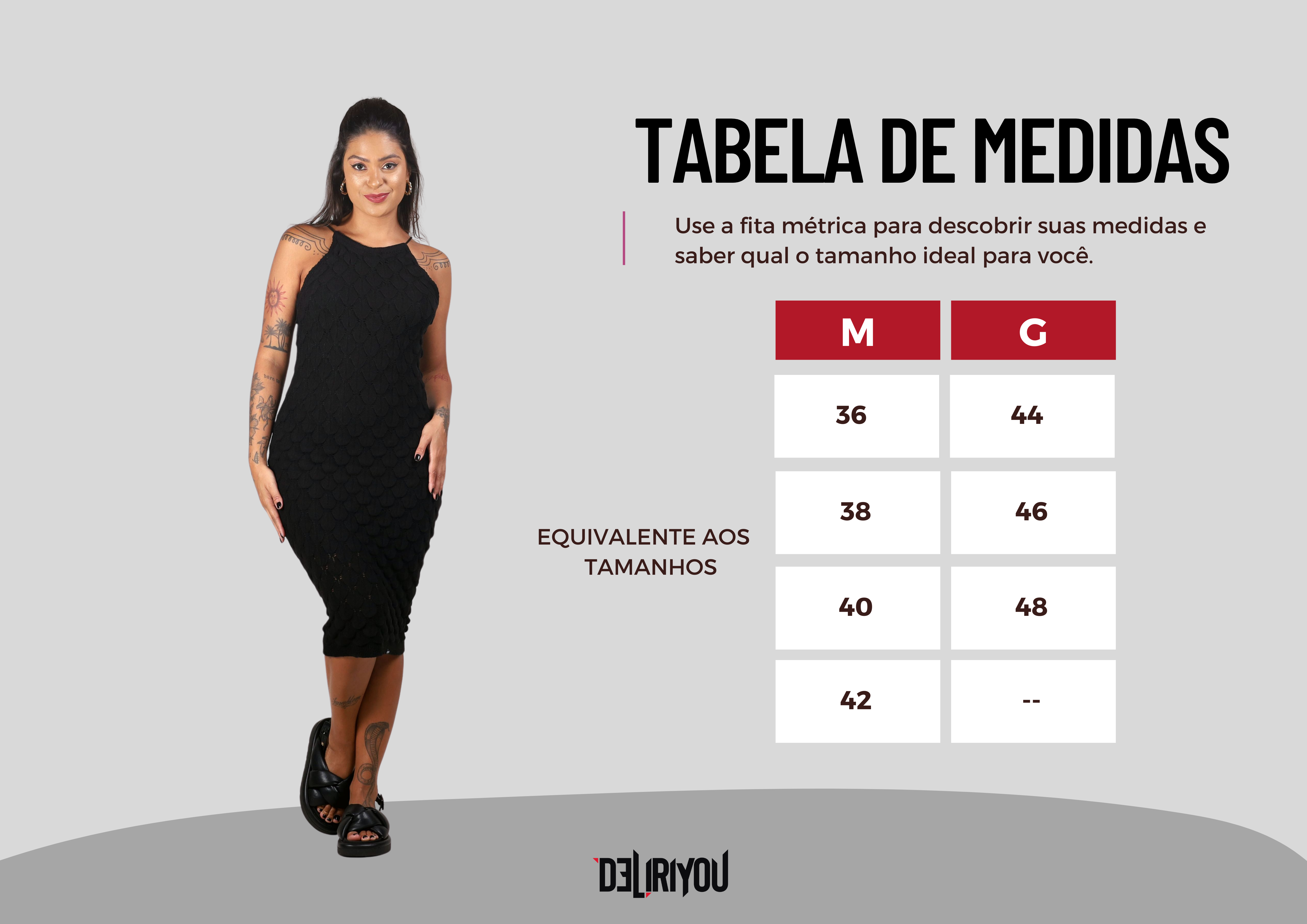 Tabela de medidas