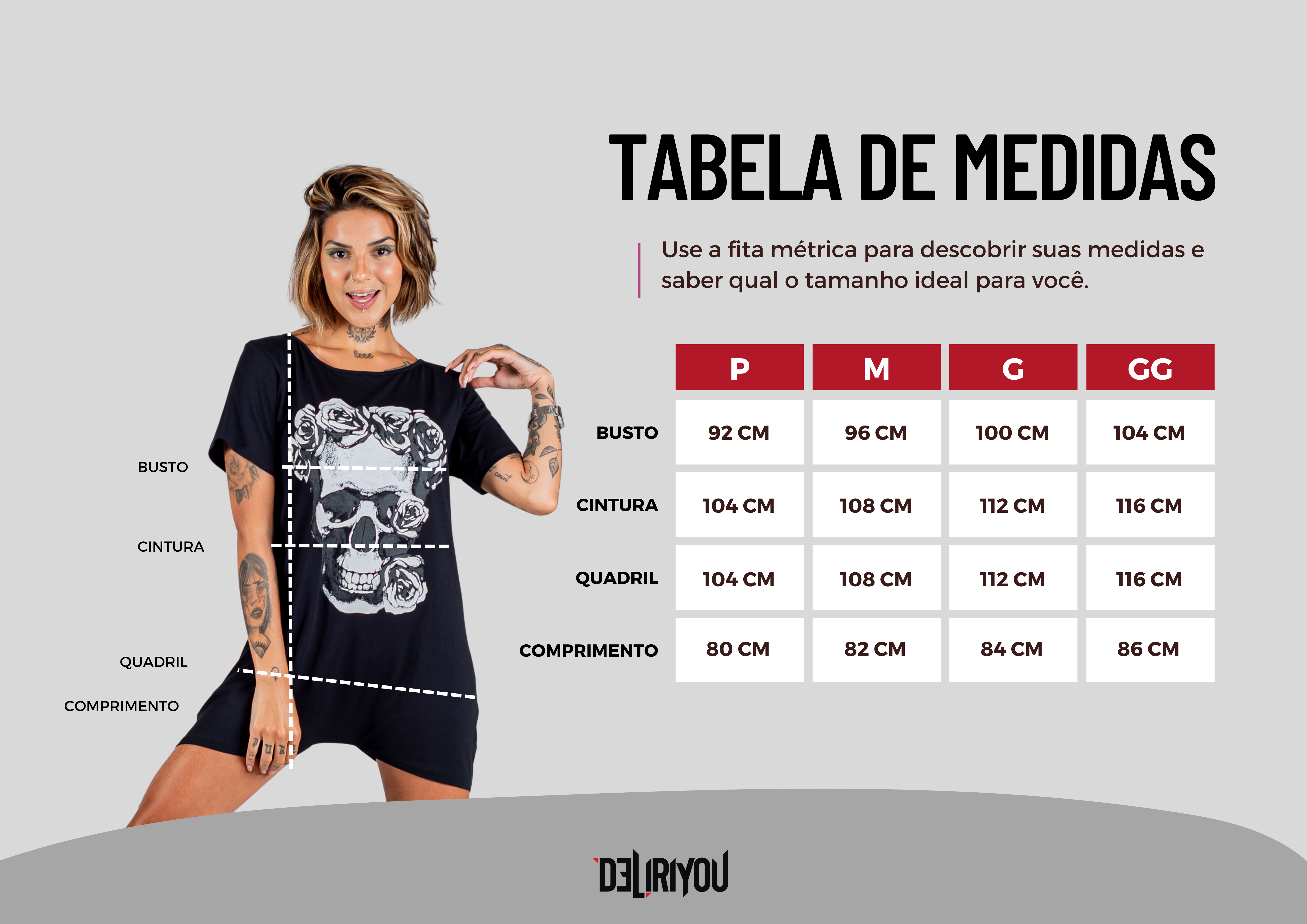 Tabela de medidas