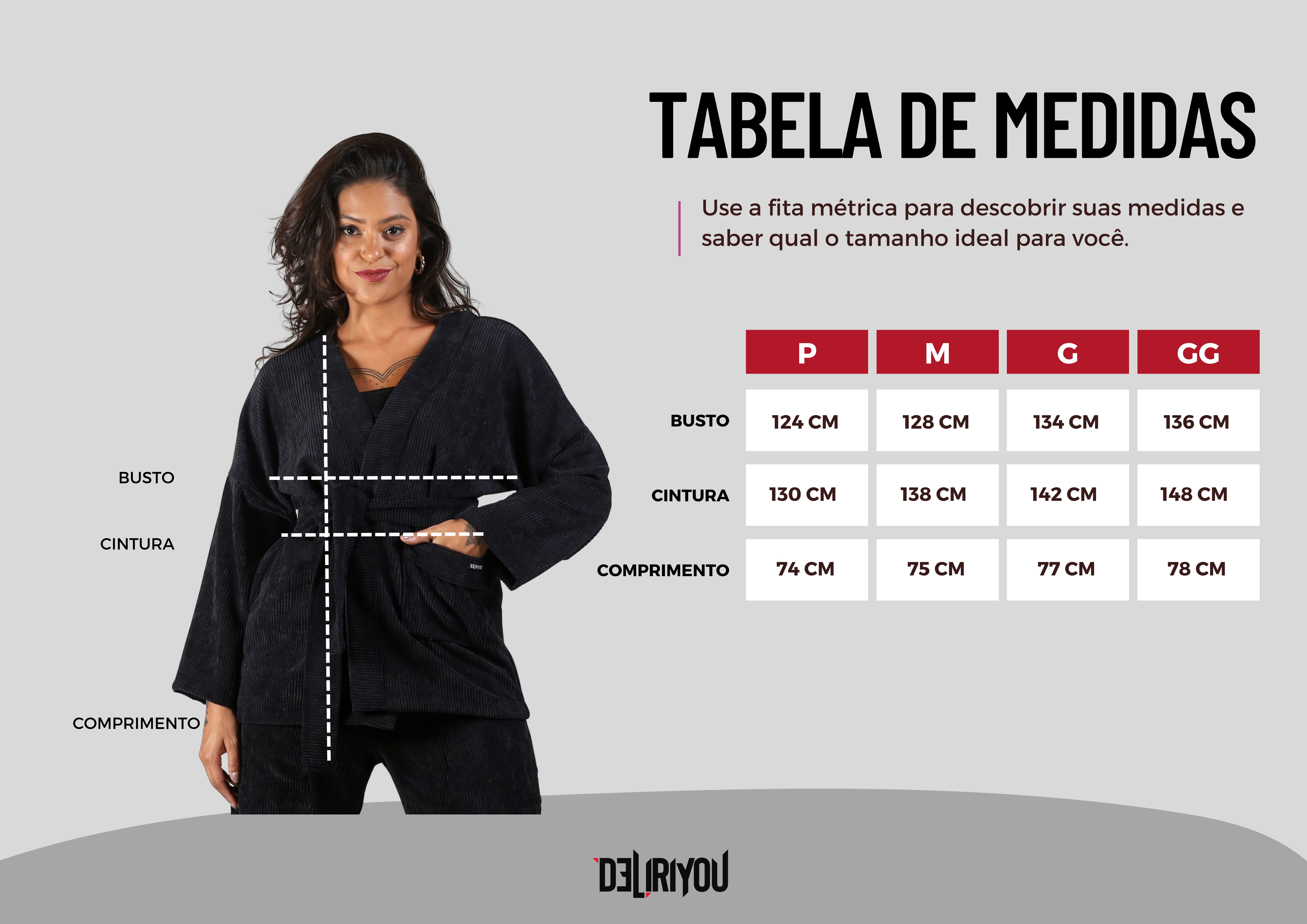 Tabela de medidas