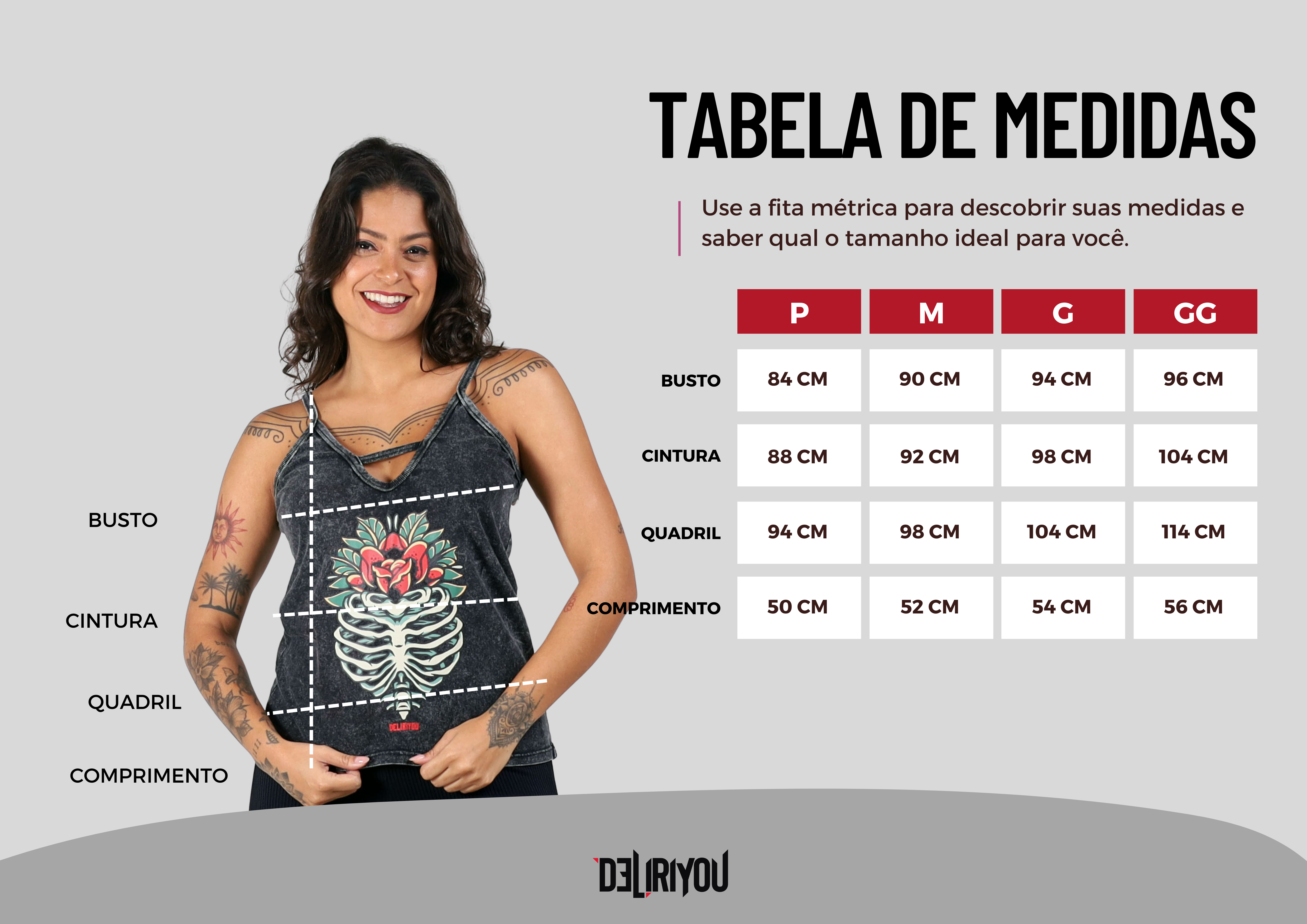 Tabela de medidas