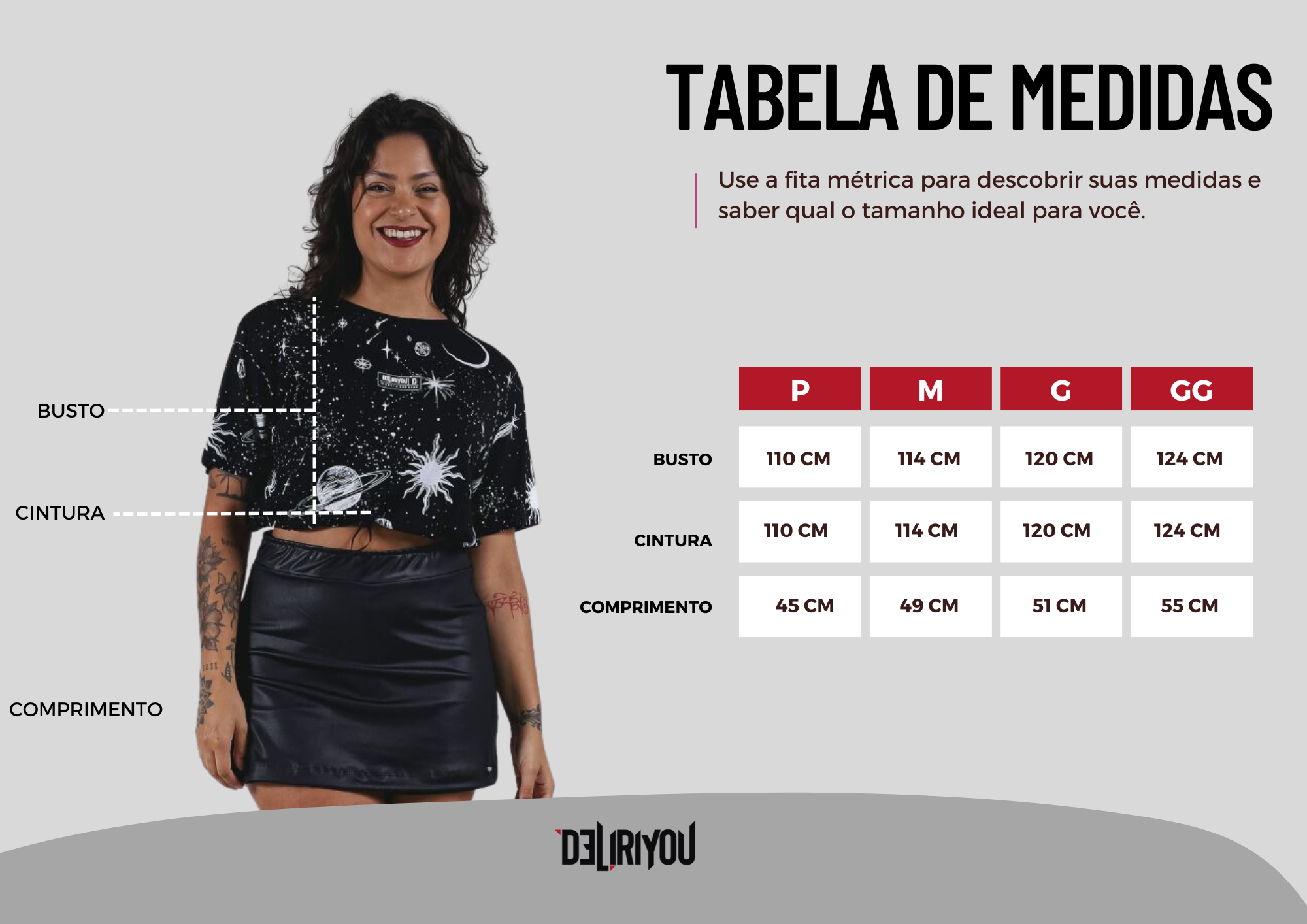 Tabela de medidas