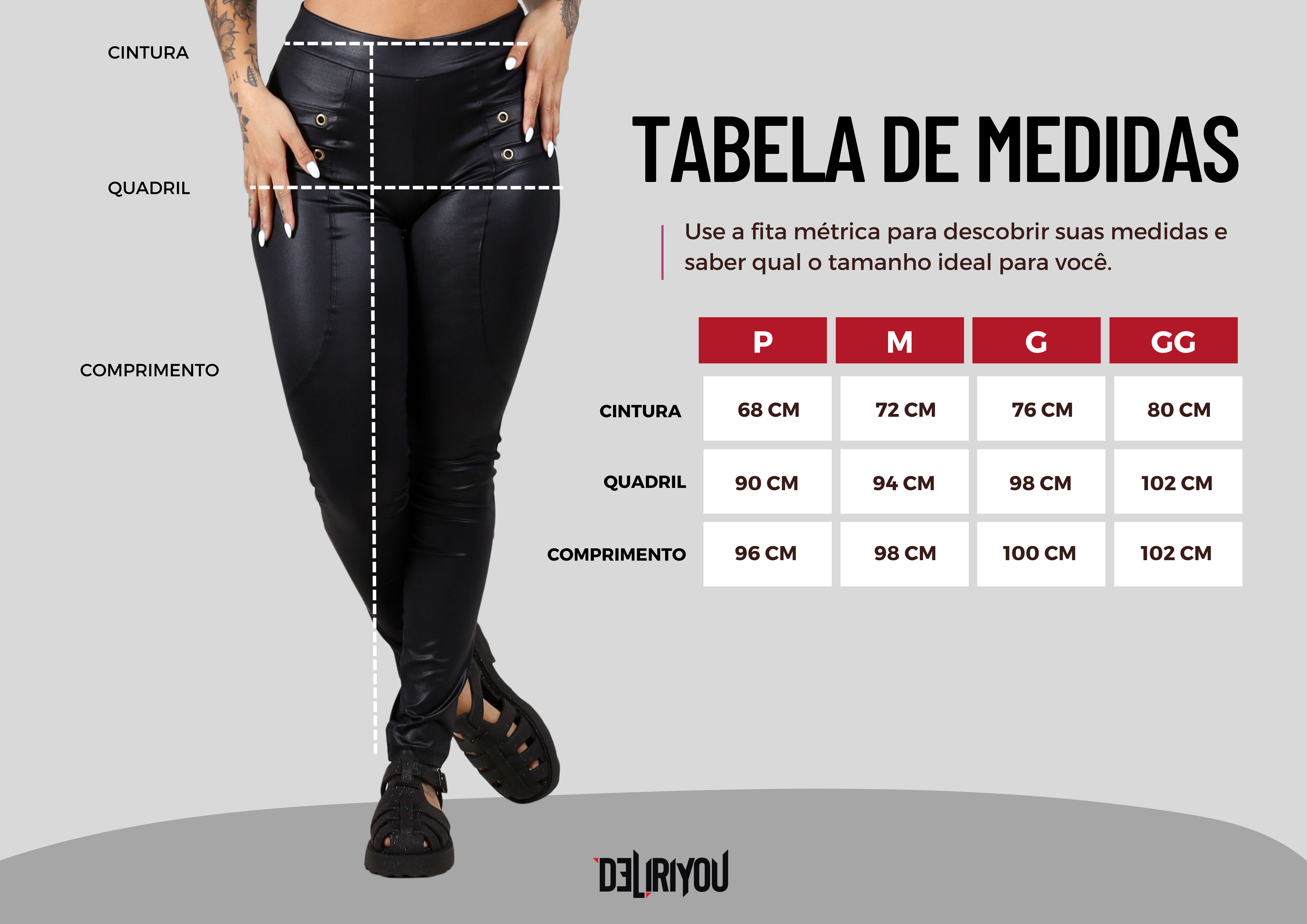 Tabela de medidas