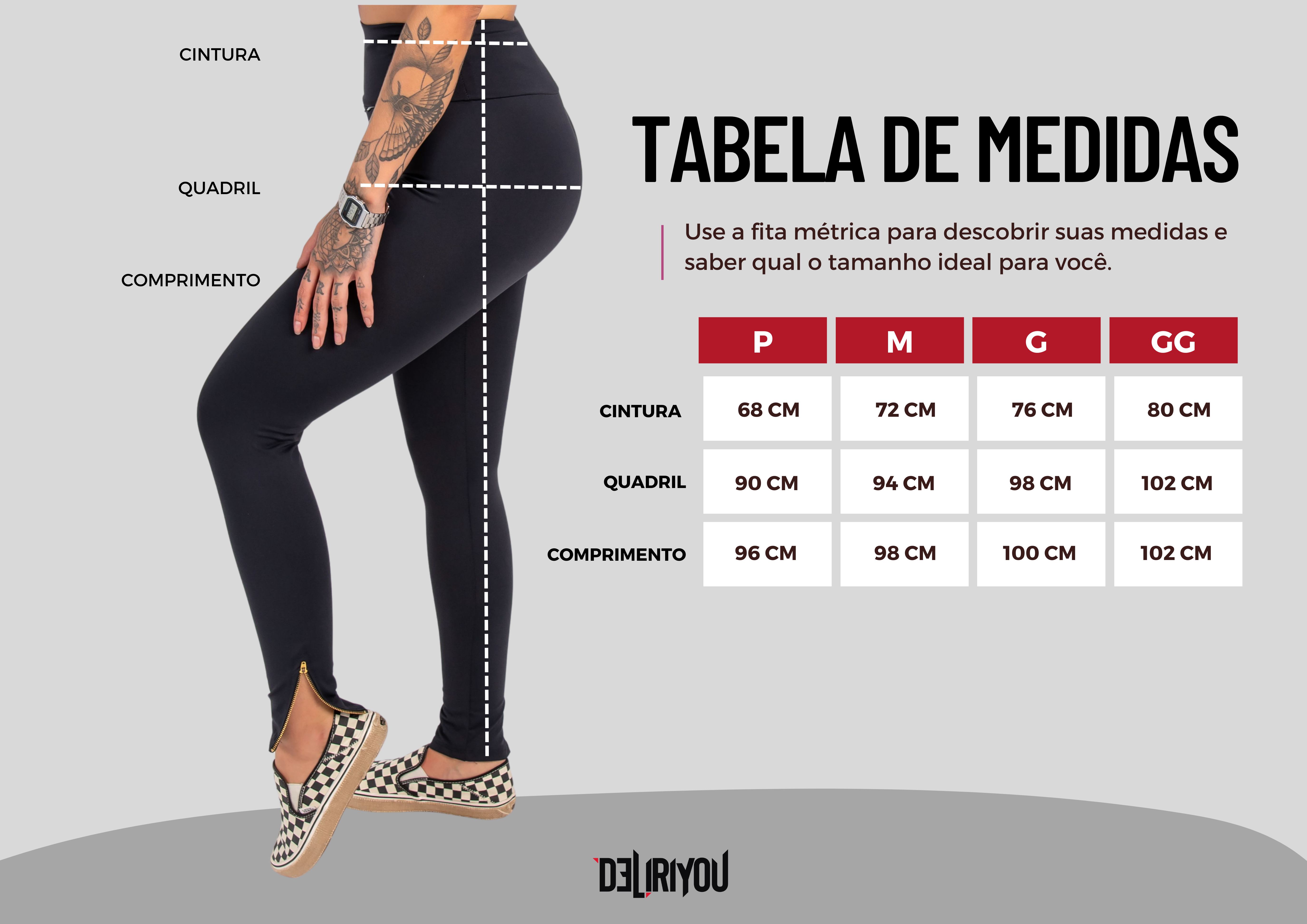 Tabela de medidas