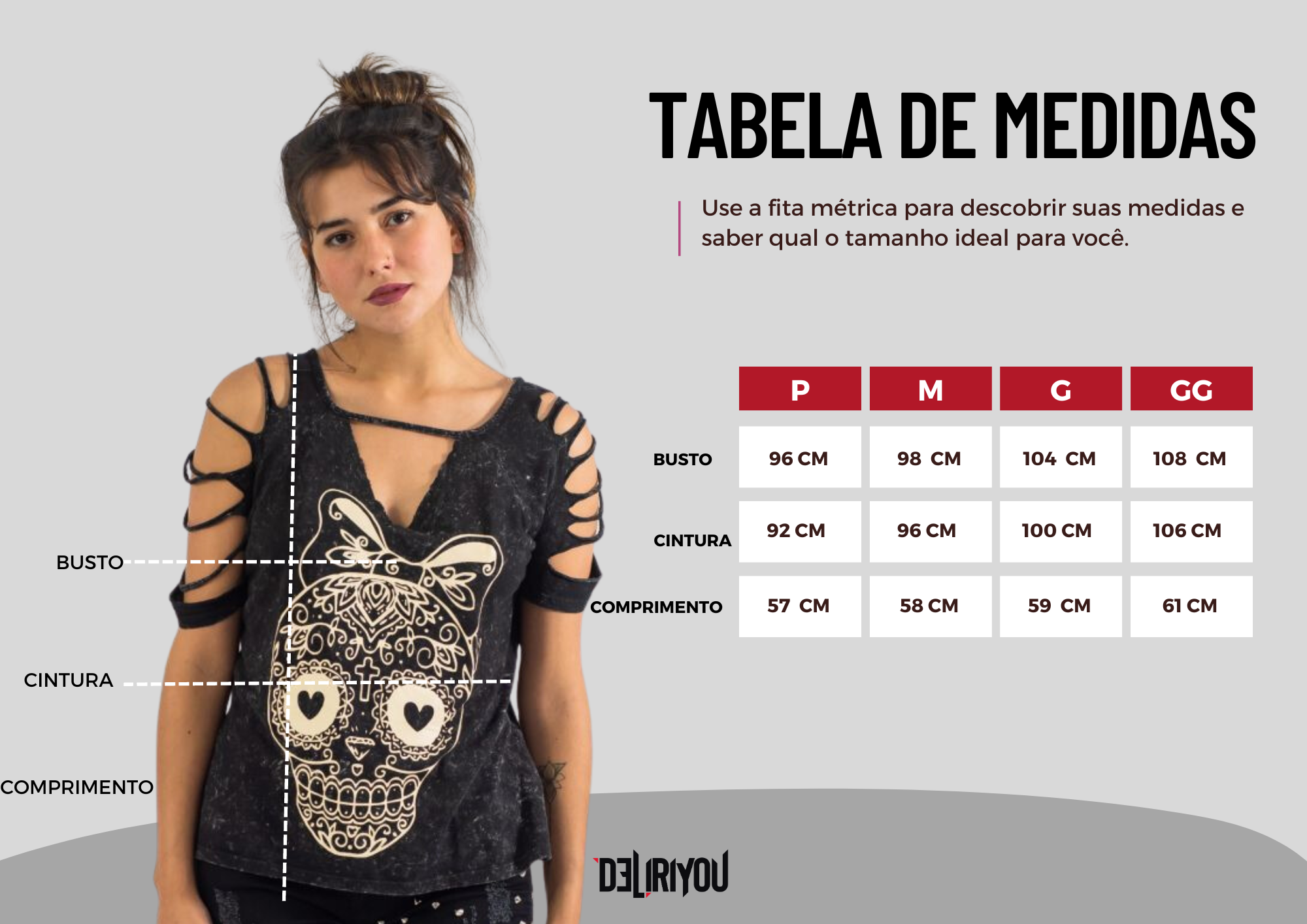 Tabela de medidas