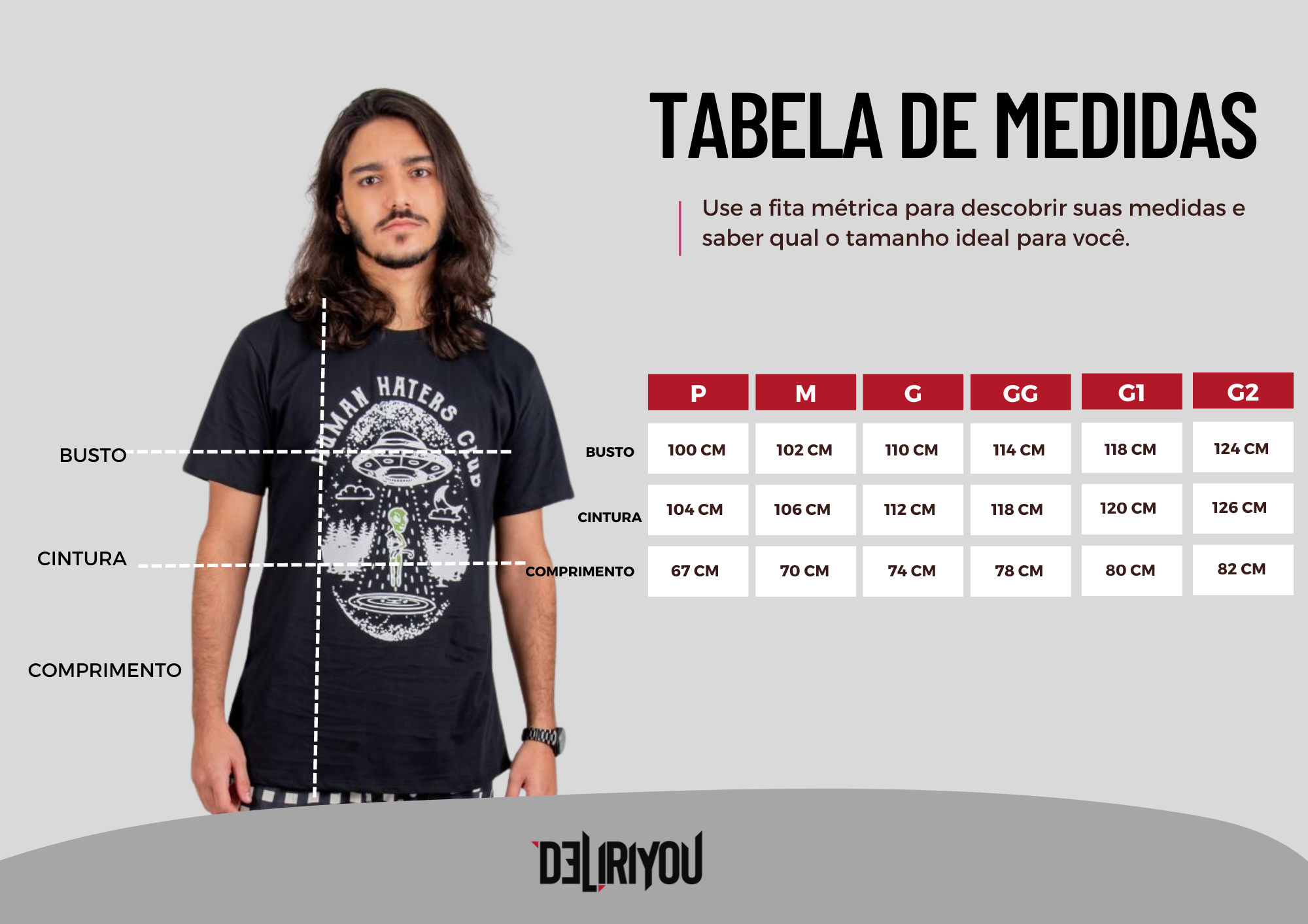 Tabela de medidas