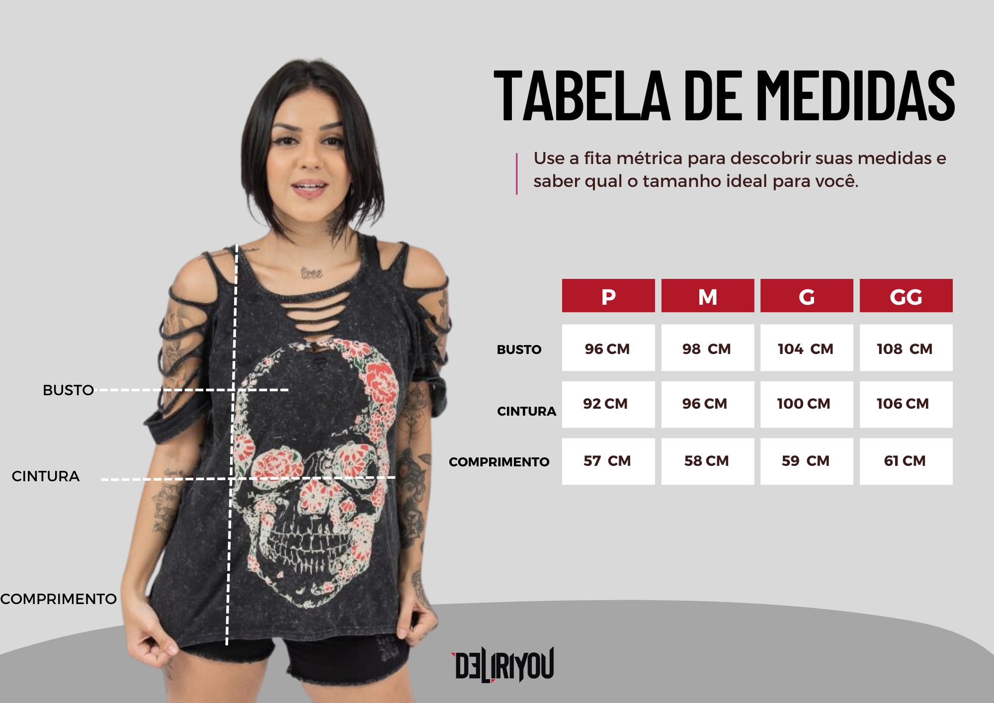 Tabela de medidas