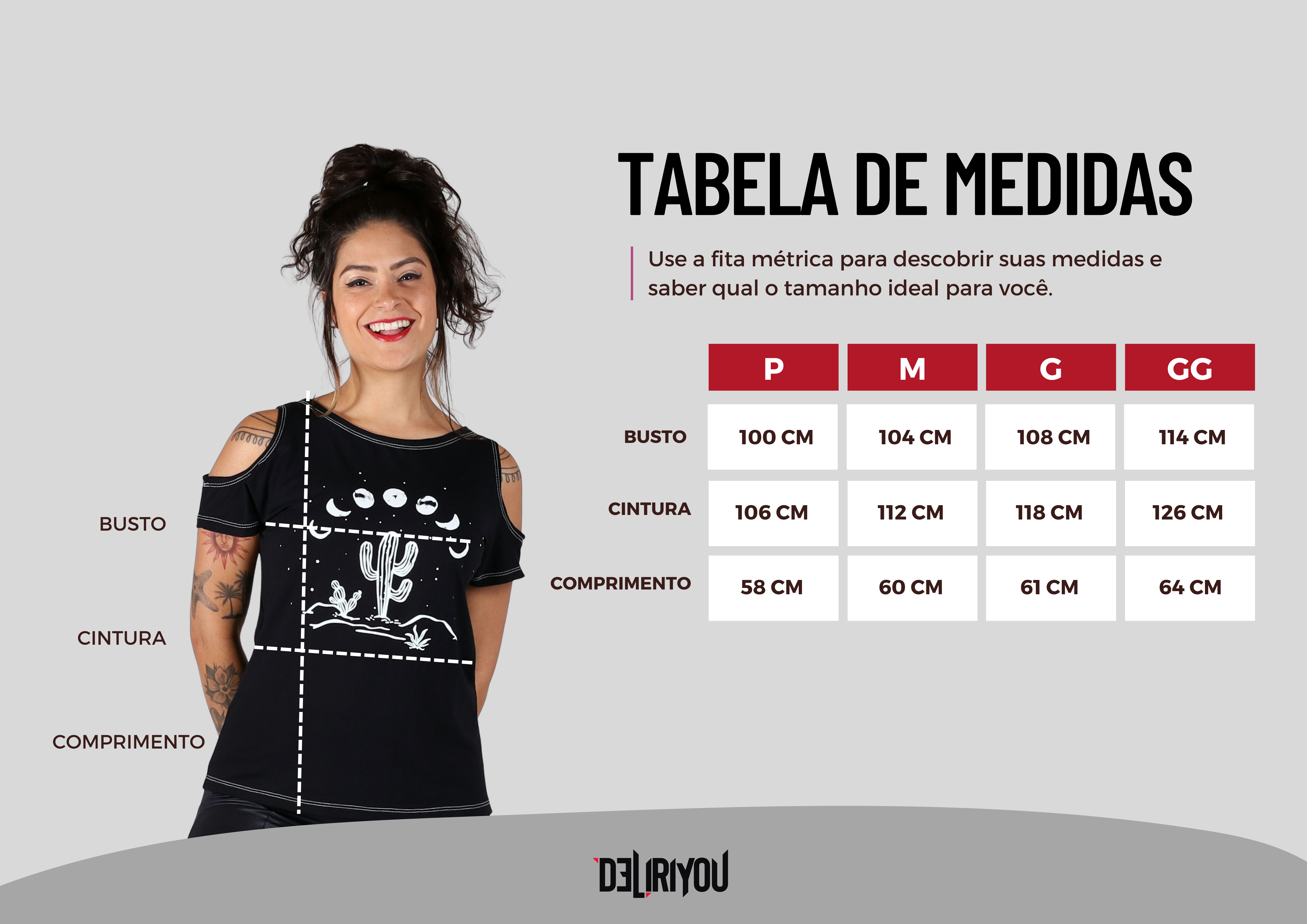 Tabela de medidas