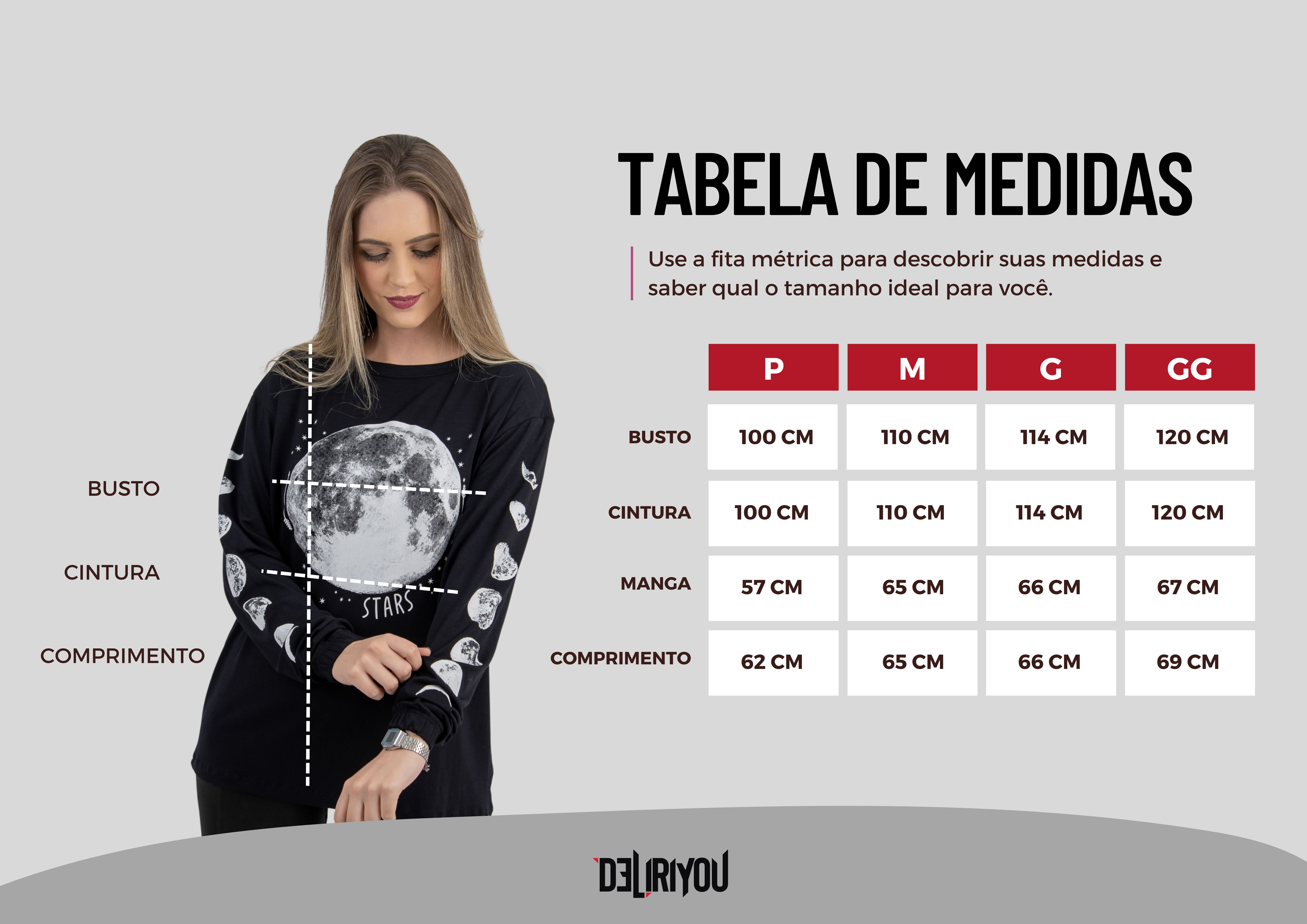 Tabela de medidas